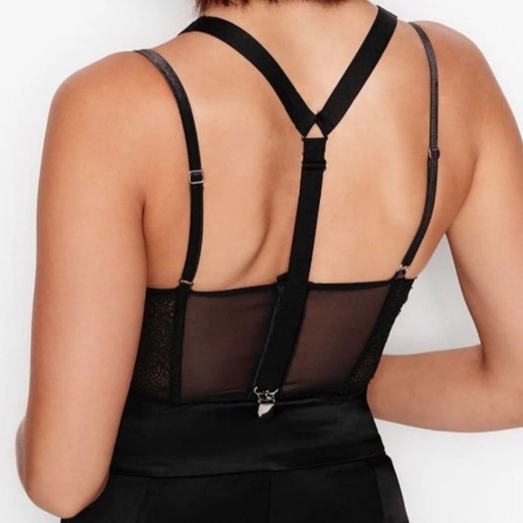 Victoria Secret Rhinestone Suspenders - Picture 2 of 3